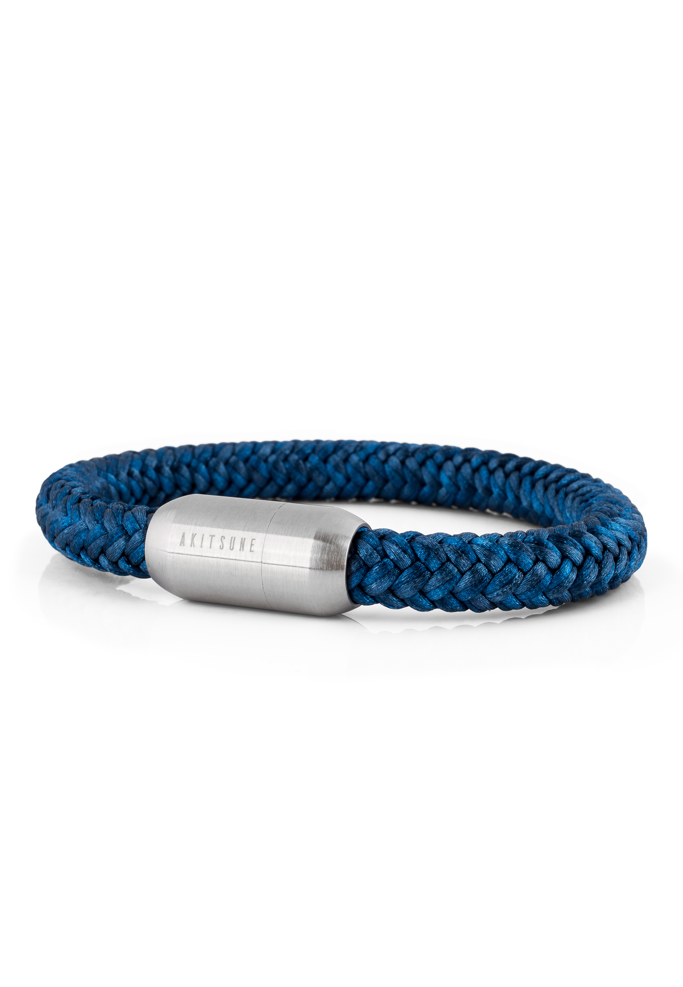 Portus Nautical Rope Bracelet SilverNavyblue Akitsune Premium