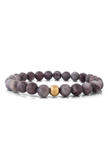 Bracelet globae - Purple Wood Grain Stone