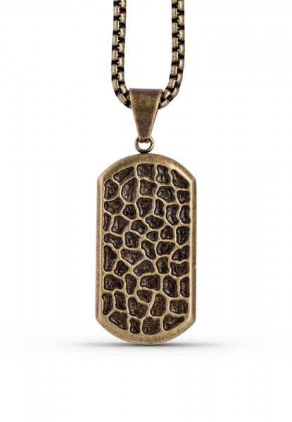 Terra Pendant / Necklace Brass