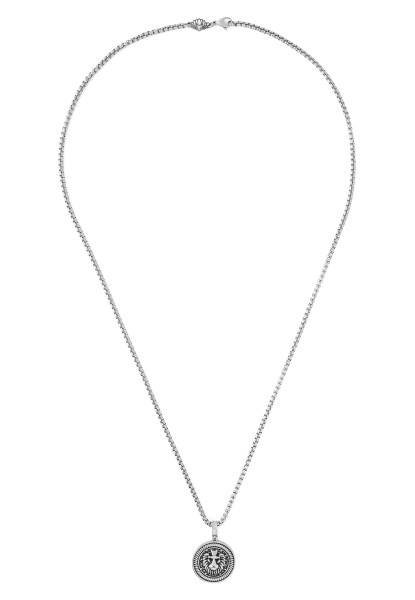 Imperator Pendant / Necklace Antique Silver 70 cm