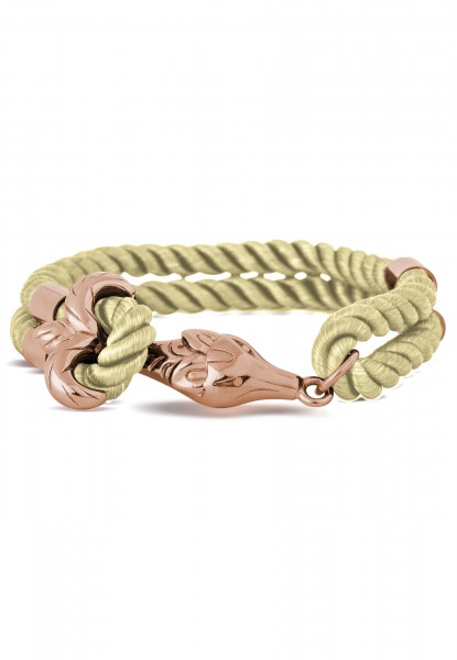 Pulsera Vulpes Oro Rosa - Beige