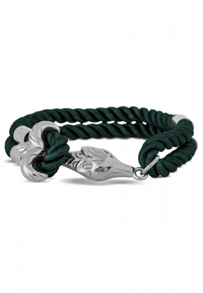 Pulsera Vulpes Plata - Verde