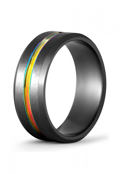 Seiryu Ring Schwarz-Multicolor