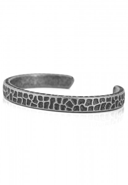 Terra Bangle Antique Silver