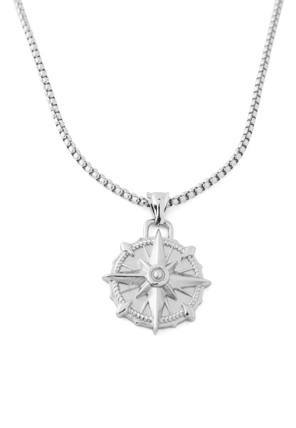 Guidance Pendant / Necklace Silver 70 cm