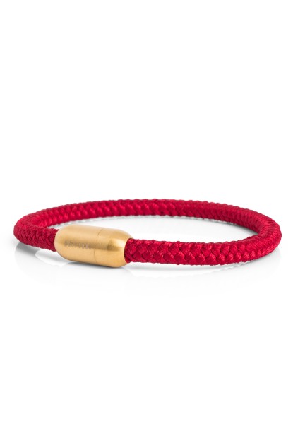 Bracelet en Nylon Silvus - Or mat - Marron