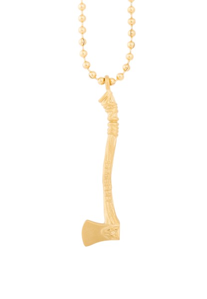 Securis Pendant / Necklace Gold 70 cm