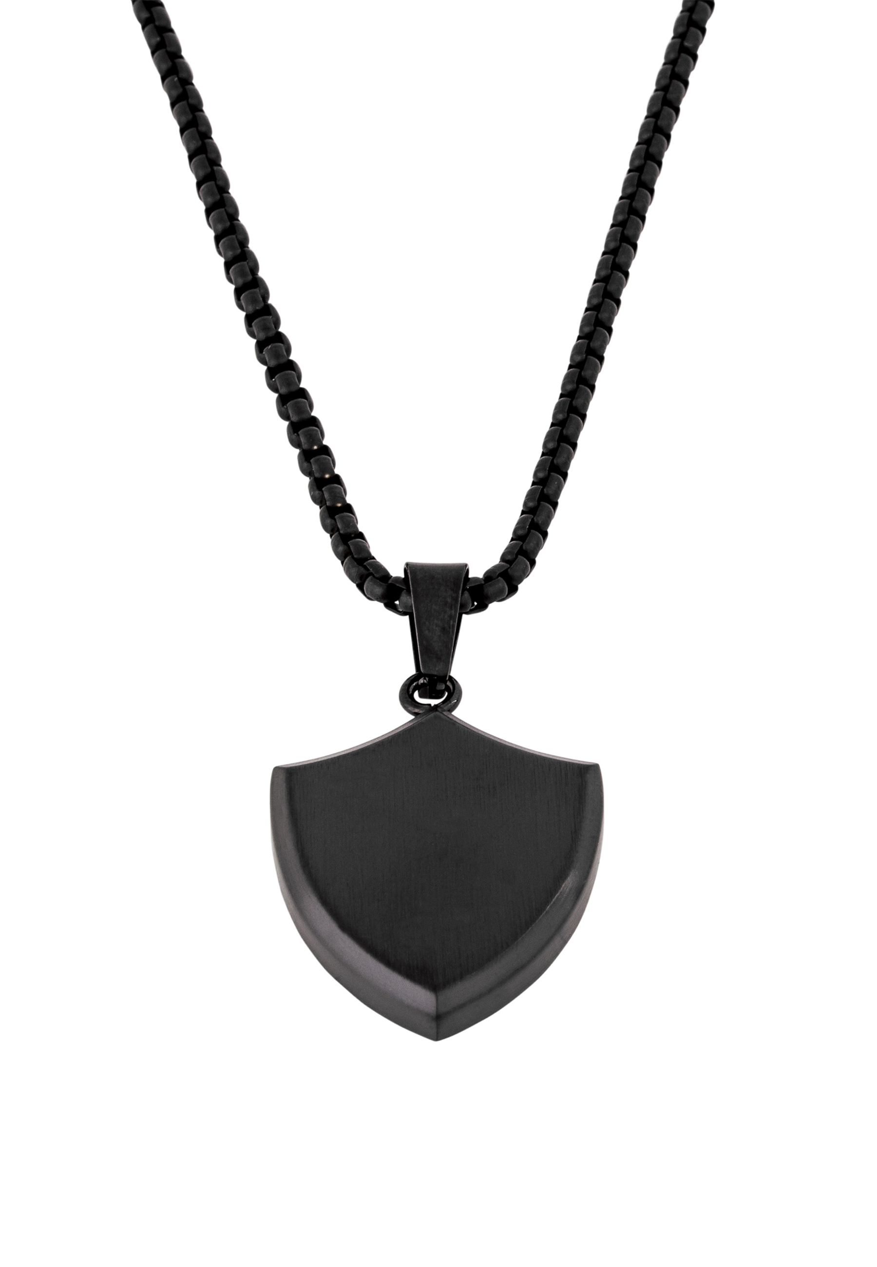 matte black necklace