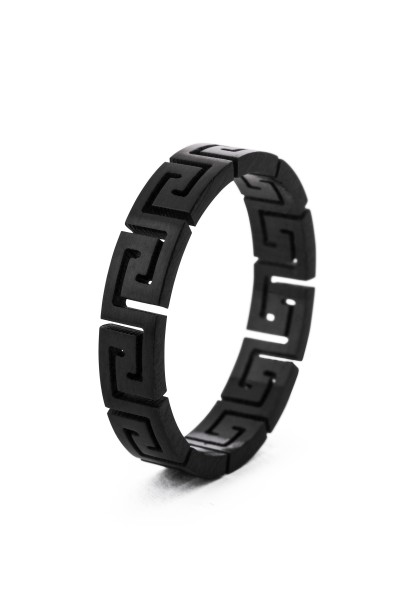 Bague Argius Noir Mat