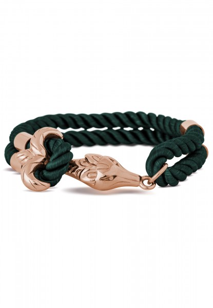 Pulsera Vulpes Oro Rosa - Verde