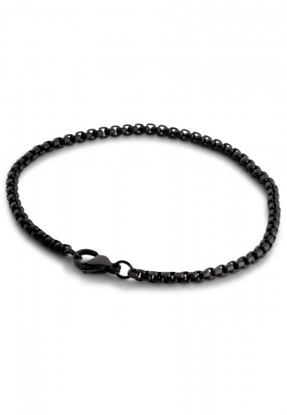 Bacas Chain Link Bracelet Matte Black