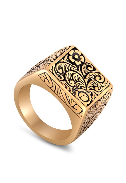 Anillo Floral Oro