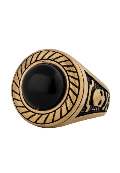 Mortis Ring Antique Gold