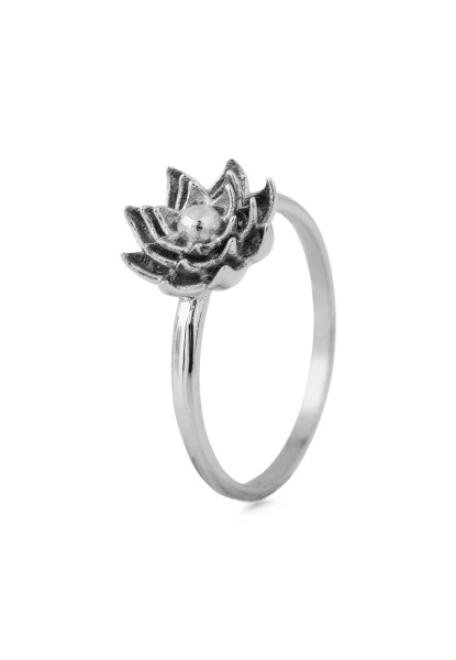Lotus Ring Silver