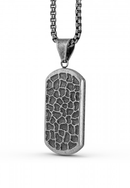 Pendentif / Collier Terra Argent Antique 70 cm